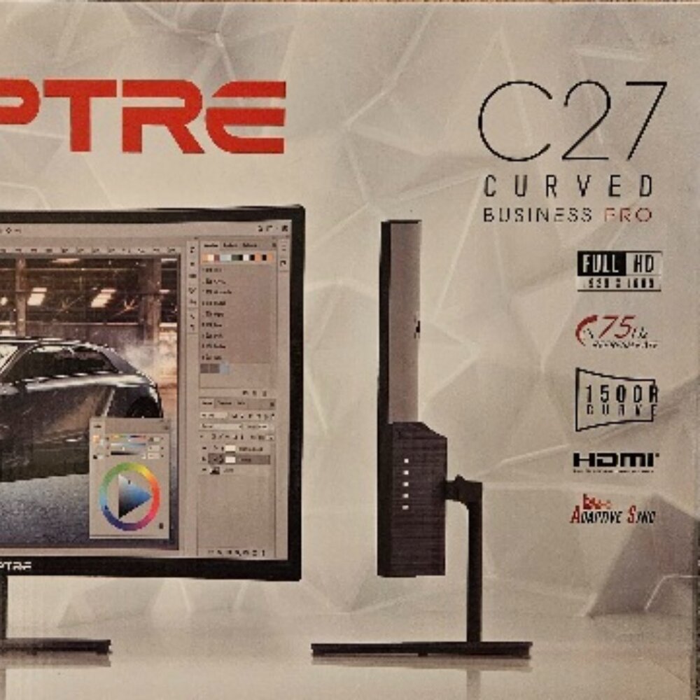 SALE!! Spectre 27" Curved Computer Monitor 1920 x 1080 Full HD 75Hz, 1500R curve - Picture 4 of 8